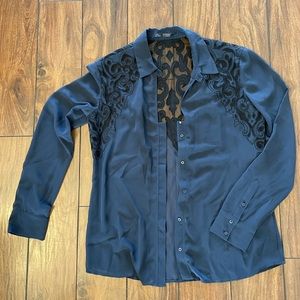 Guess Los Angeles Sheer Blouse